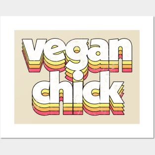 Vegan Chick // Veganism Gift Posters and Art